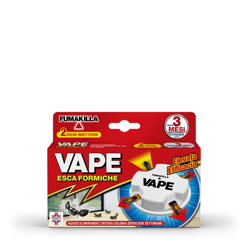 VAPE - Esca Gel per Formiche GA20166 | 2x2g | Imidacloprid | Effetto Domino sull'Intero Formicaio | Efficace fino a 3 Mesi