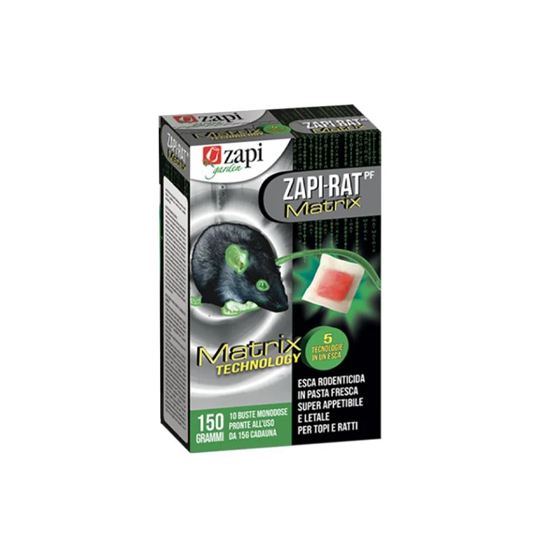 Zapi Garden - Zapi-RAT Matrix Pasta Topicida 150g | Topi e Ratti | Libera Vendita