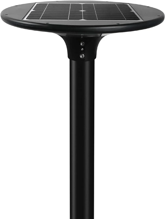 POLIPLAST - Lampione Solare LED Giulia 401059Z | 20W | 2300lm | Dual Color 4000+6000K | Attacco Palo 60mm