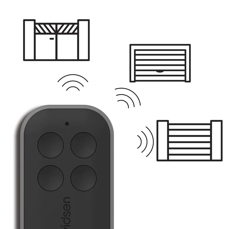 AVIDSEN - Telecomando 4 Tasti Rolling Code 114258 per Automazioni Cancelli e Garage | 433,92 MHz
