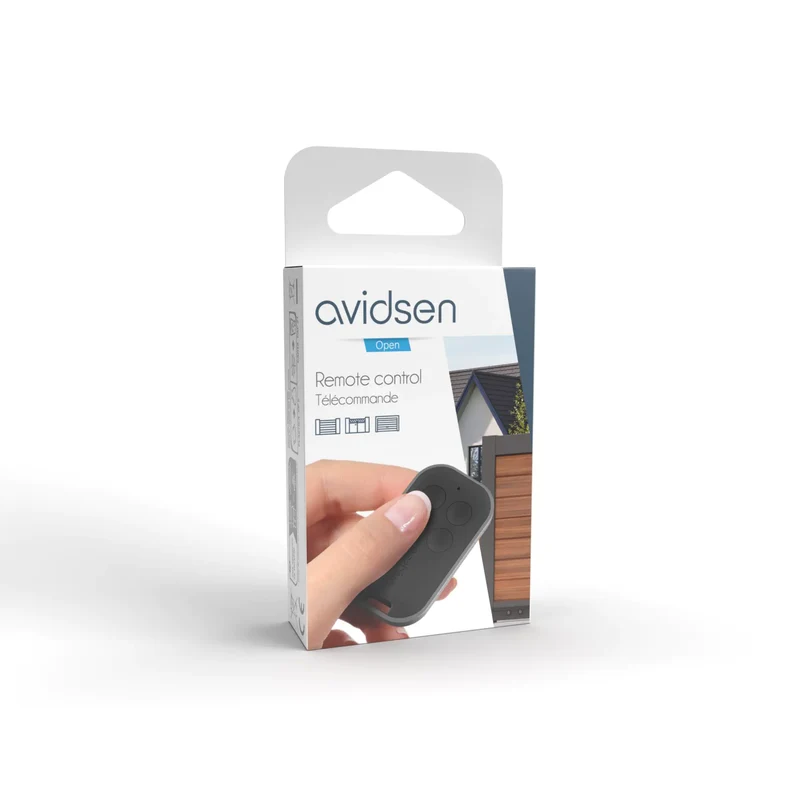 AVIDSEN - Telecomando 4 Tasti Rolling Code 114258 per Automazioni Cancelli e Garage | 433,92 MHz