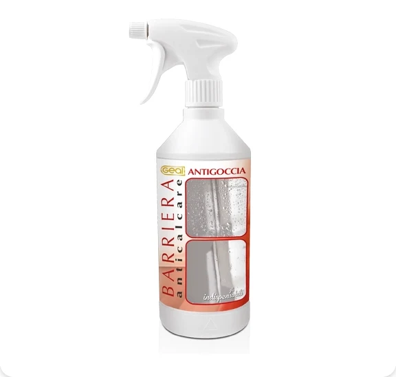 GEAL - Antigoccia 670711 | Barriera Idrorepellente Anticalcare per Vetri e Box Doccia | Flacone 750ml