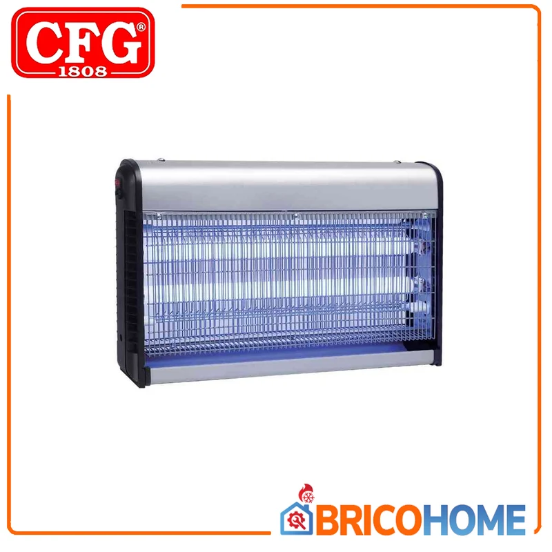 CFG - Zanzariera Elettrica ZANZAZAP40 LED EZ005 | 24W | 2500V | 300 mq | Senza Pesticidi