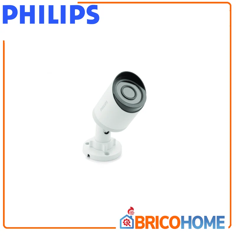 PHILIPS - Telecamera Sorveglianza DES 9900 CVC per Videocitofoni WelcomeEye | IP66 | Ottica 3,6mm | Visione Notturna | 2 Fili
