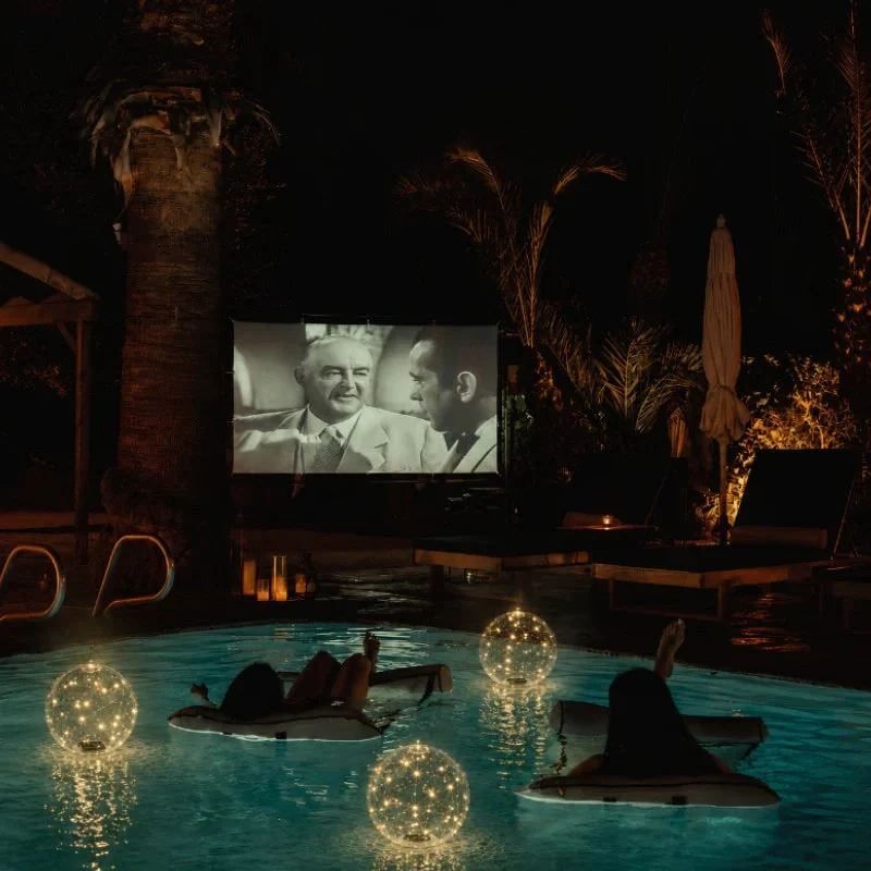 Swimming Pool Lights LED with Floating Solar Design and Inflatable Sphere
