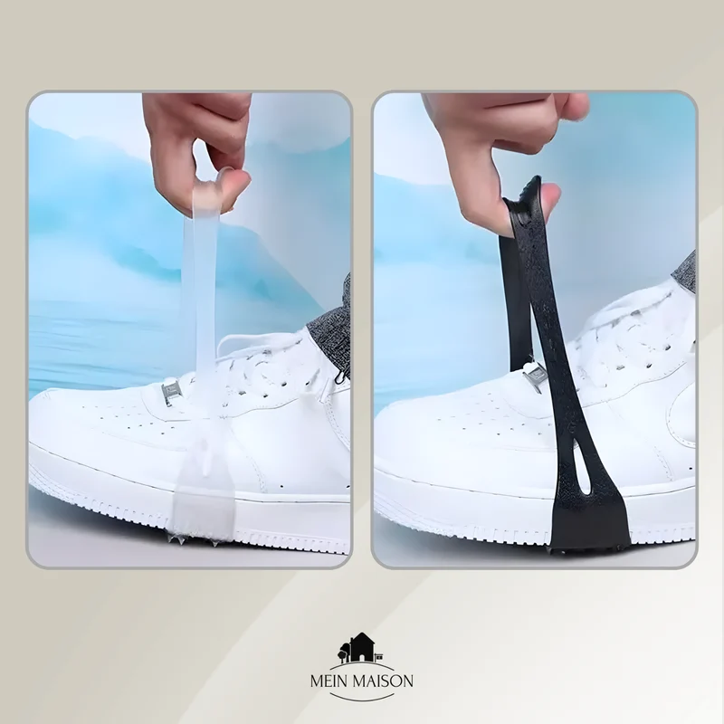 Shoes with Ice Cleats Slip-On Design with Metal Spikes for Winter Traction