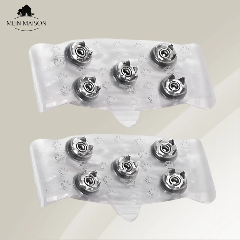 Shoes with Ice Cleats Slip-On Design with Metal Spikes for Winter Traction