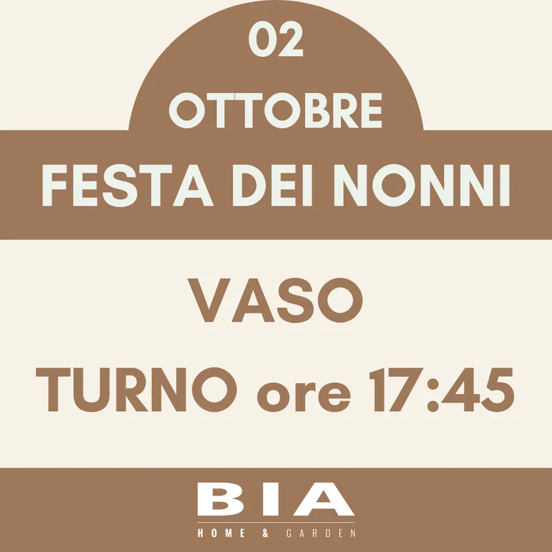 2 ottobre 2026 - Laboratorio nonni-nipoti