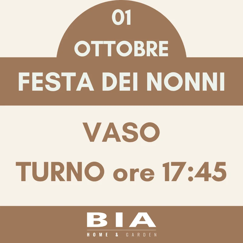 1 ottobre 2026 - Laboratorio nonni-nipoti