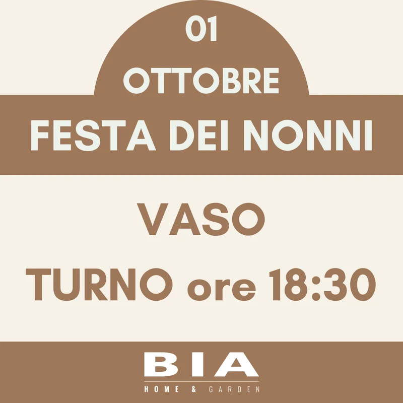 1 ottobre 2026 - Laboratorio nonni-nipoti