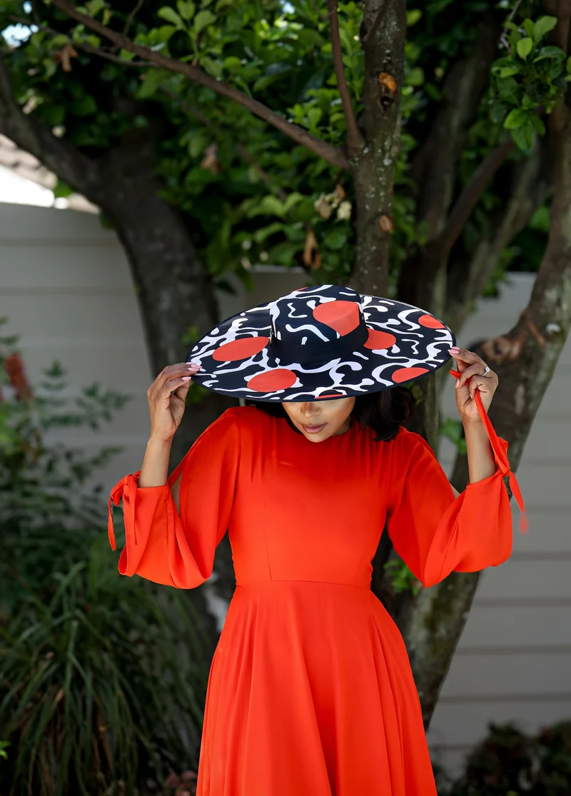 Big Resort Print Bolero Hat