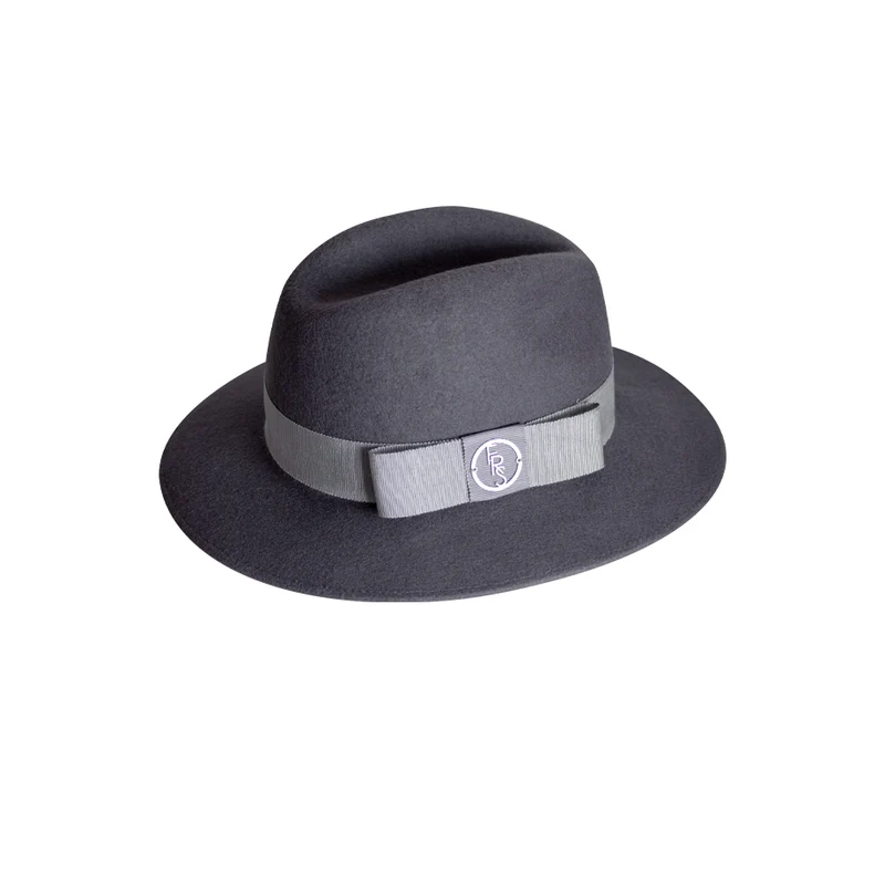Grey Fedora Hat