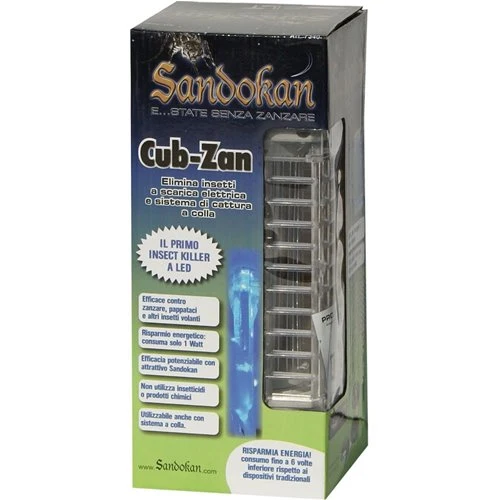 Elettro Insetticida Anti Zanzare A Luce Led Cube Zan