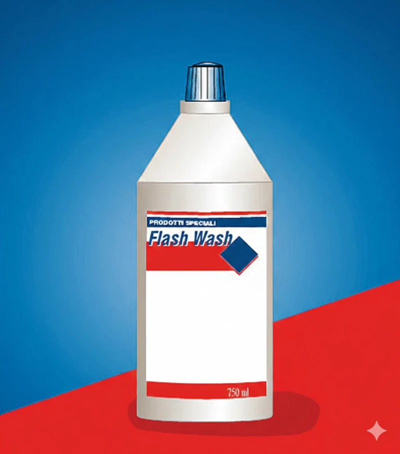 Kit detergente per lavastoviglie 4 pezzi con sonda Arco Chimica Kit Flash Wash 1 litro DISPONIBILE IN 10 GIORNI LAVORATIVI