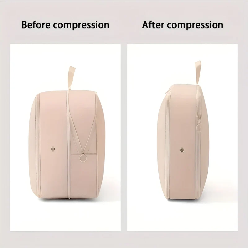 Vacuum Storage Bag with Space Saving Compression for Clothes and Bedding