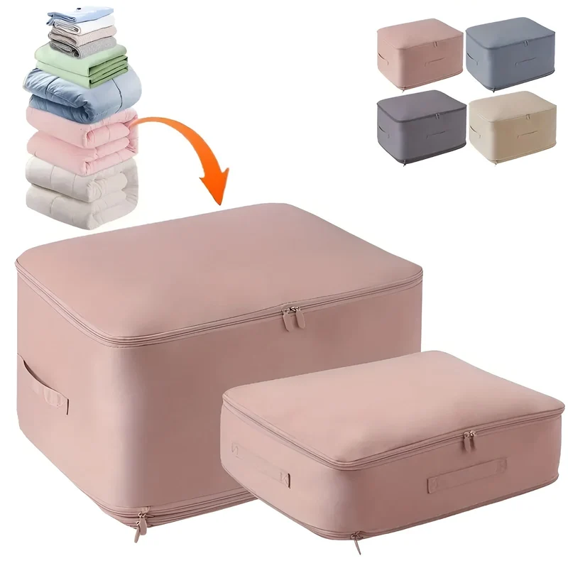 Vacuum Storage Bag with Space Saving Compression for Clothes and Bedding