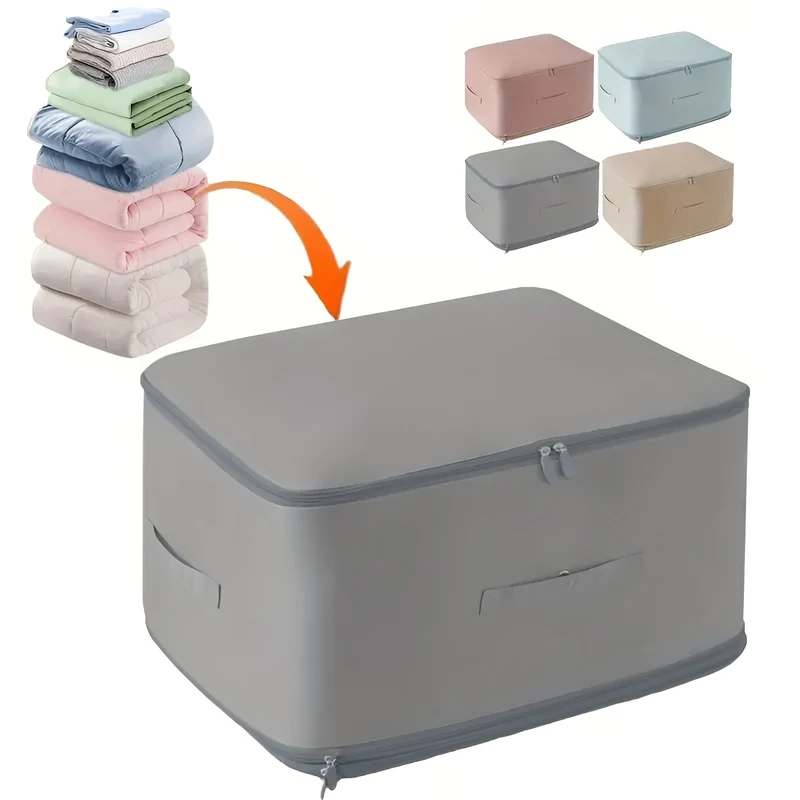 Vacuum Storage Bag with Space Saving Compression for Clothes and Bedding
