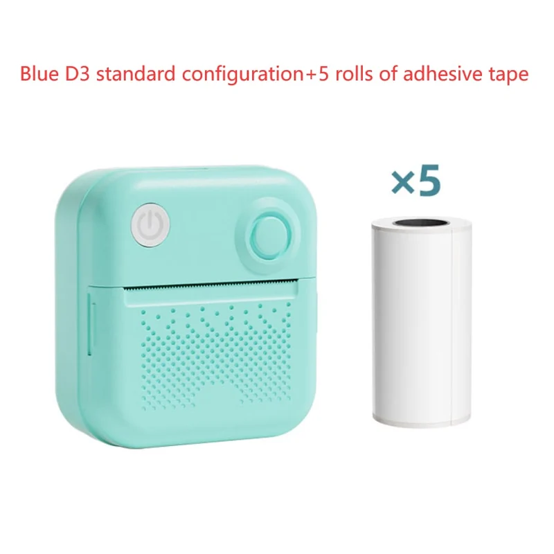 Portable Thermal Label Printer with Bluetooth Wireless Connectivity