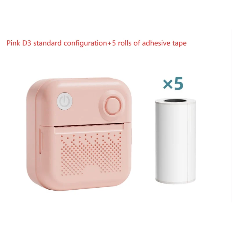 Portable Thermal Label Printer with Bluetooth Wireless Connectivity