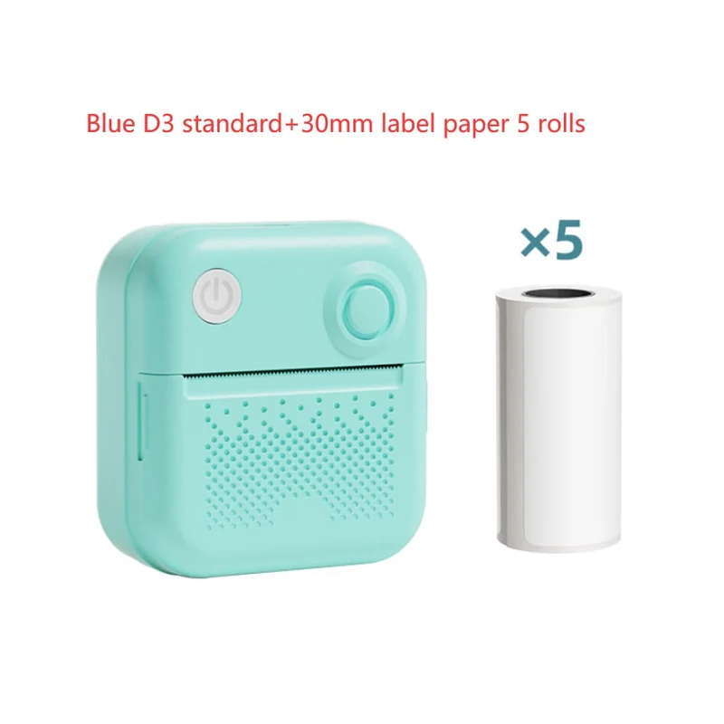 Portable Thermal Label Printer with Bluetooth Wireless Connectivity
