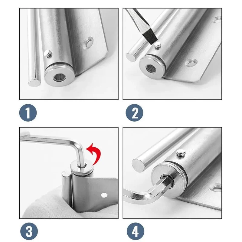 Adjustable Automatic Spring Door Closer for Quiet Closing