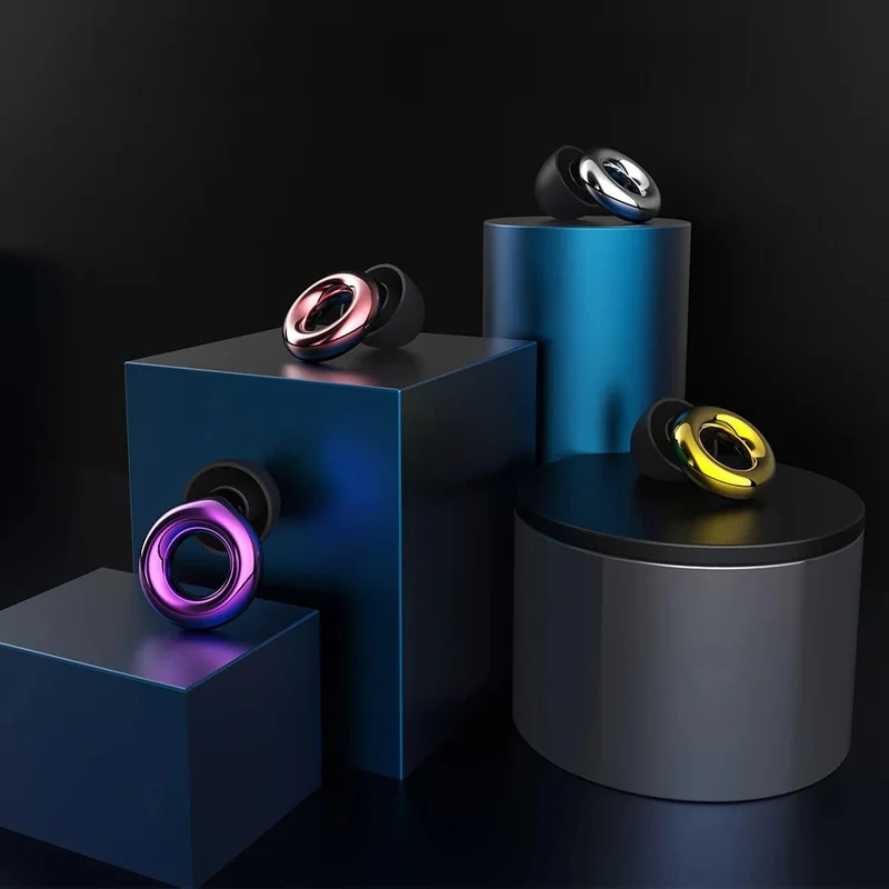 Reusable Noise-Reducing Silicone Earplugs with Storage Case