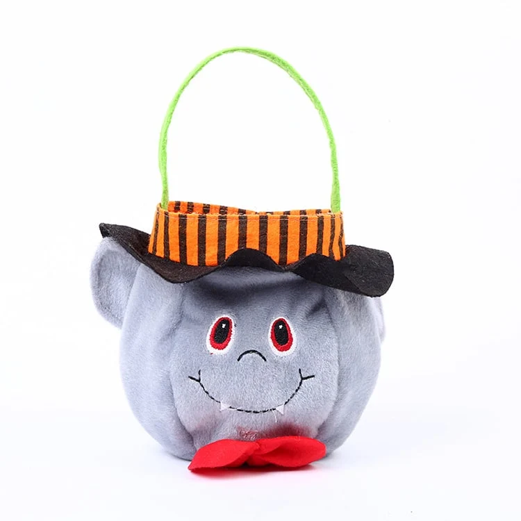 Halloween Candy Bag with Velvet Portable Handbag Design for Kids' Trick or Treat