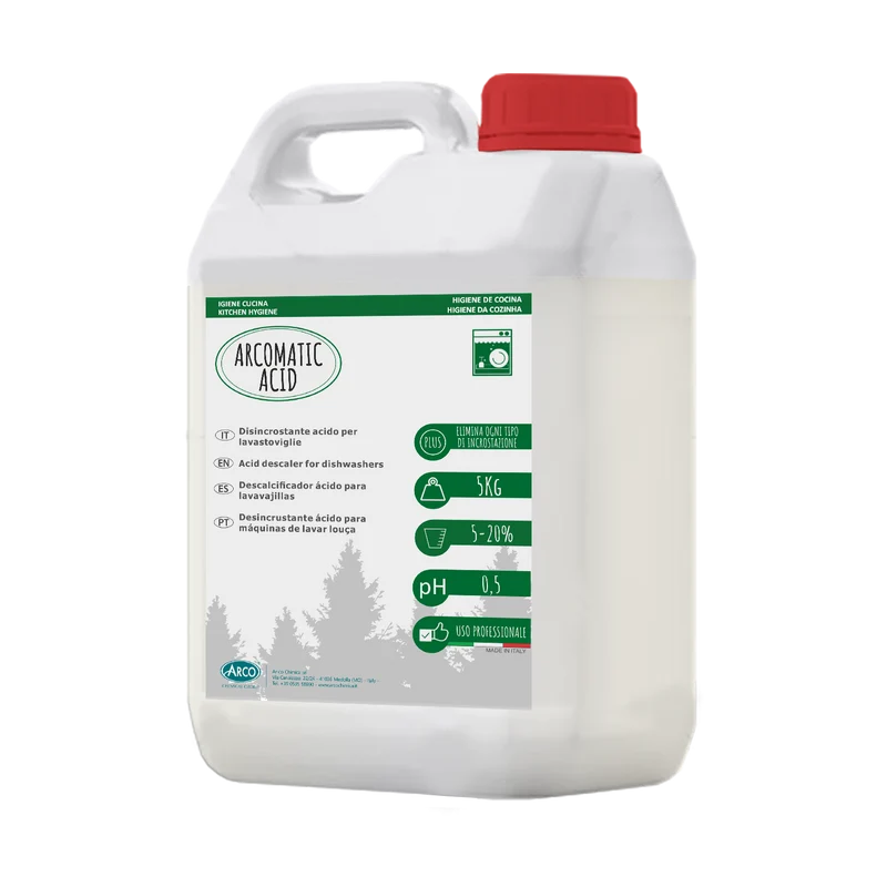 Disincrostante acido per lavastoviglie Arco Chimica Arco Matic Acid 5 kg DISPONIBILE IN 10 GIORNI LAVORATIVI