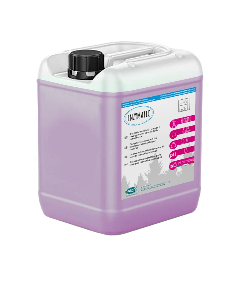 Detergente enzimatico per lavanderie industriali Arco Chimica Enzymatic 10 kg DISPONIBILE IN 10 GIORNI LAVORATIVI