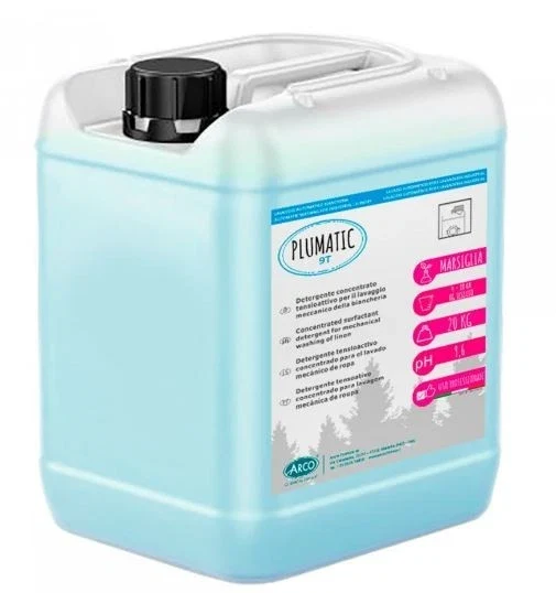 Detergente tensioattivo concentrato per lavanderie industriali Arco Chimica Plumatic 9 T 20 kg DISPONIBILE IN 10 GIORNI LAVORATIVI