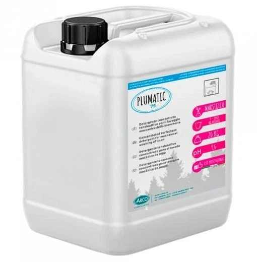 Detergente sgrassante per lavanderie industriali Arco Chimica Plumatic 7 S 20 kg DISPONIBILE IN 10 GIORNI LAVORATIVI