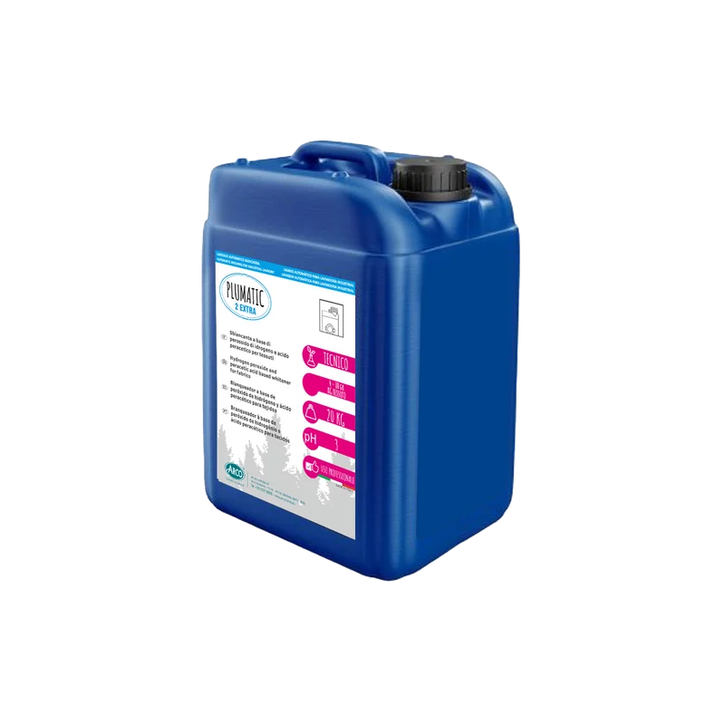 Candeggiante a base ossigeno e peracetico per lavanderie industriali Arco Chimica Plumatic 2 Extra 20 kg DISPONIBILE IN 10 GIORNI LAVORATIVI