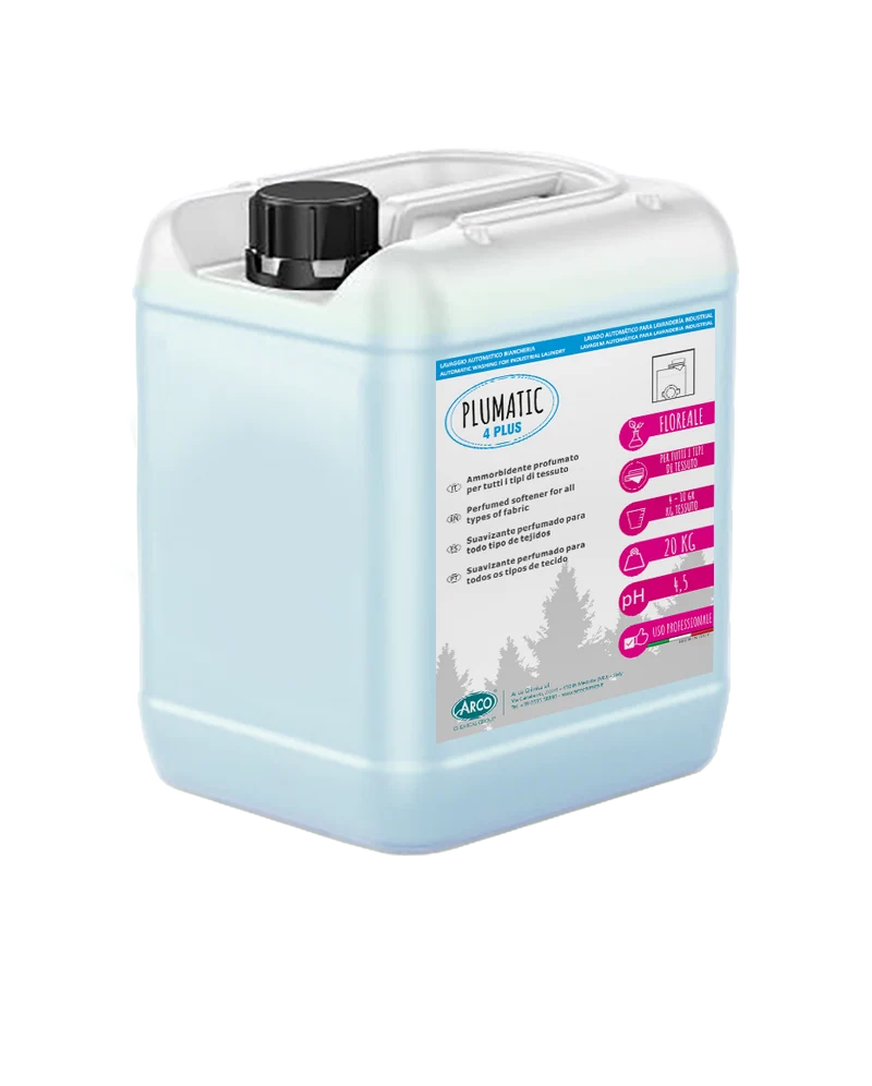 Ammorbidente per lavanderie industriali Arco Chimica Plumatic 4 Plus 20 kg DISPONIBILE IN 10 GIORNI LAVORATIVI