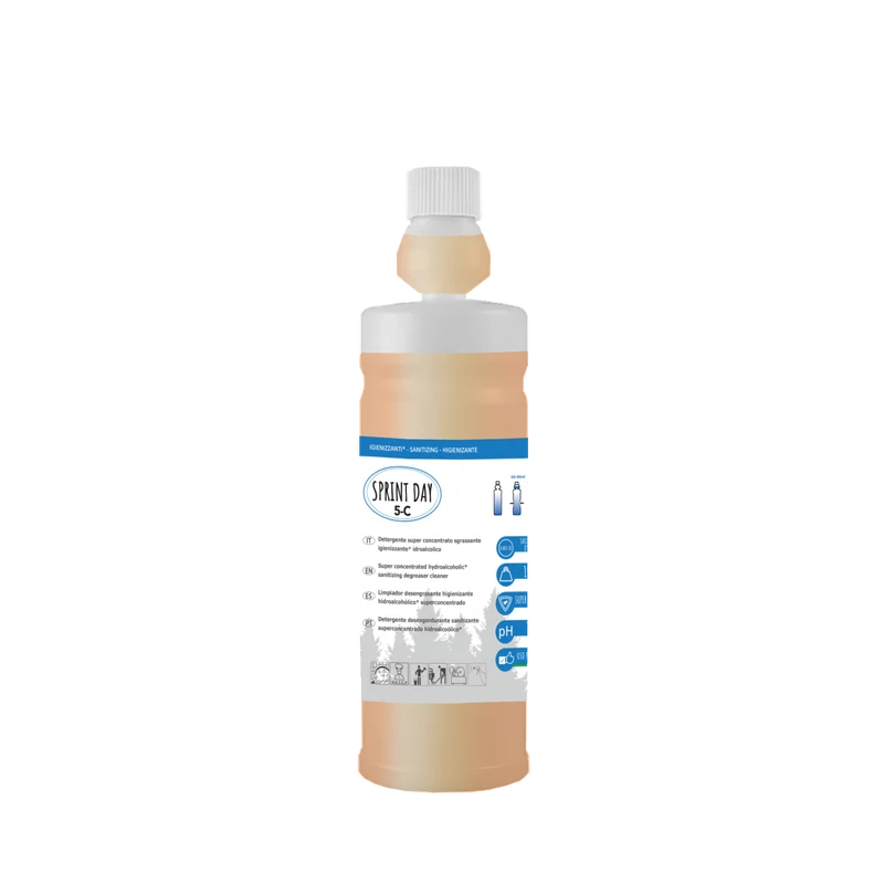 Detergente igienizzante sgrassante concentrato Arco Chimica Sprint Day 5-C 6x1 litro DISPONIBILE IN 10 GIORNI LAVORATIVI