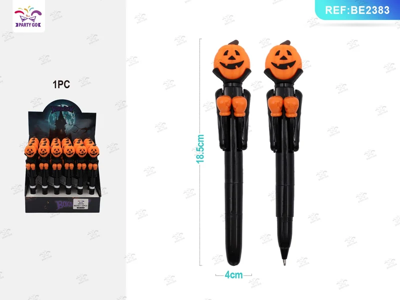 Penna Halloween zucca pugile nera PartyGo