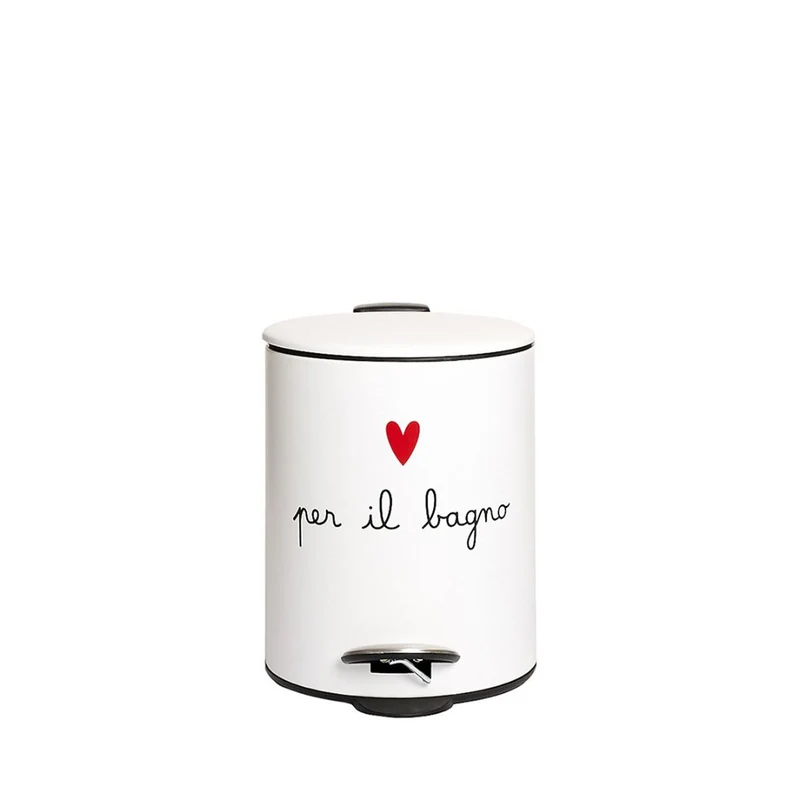 Simple Day - Pattumiera 5 L con scritta