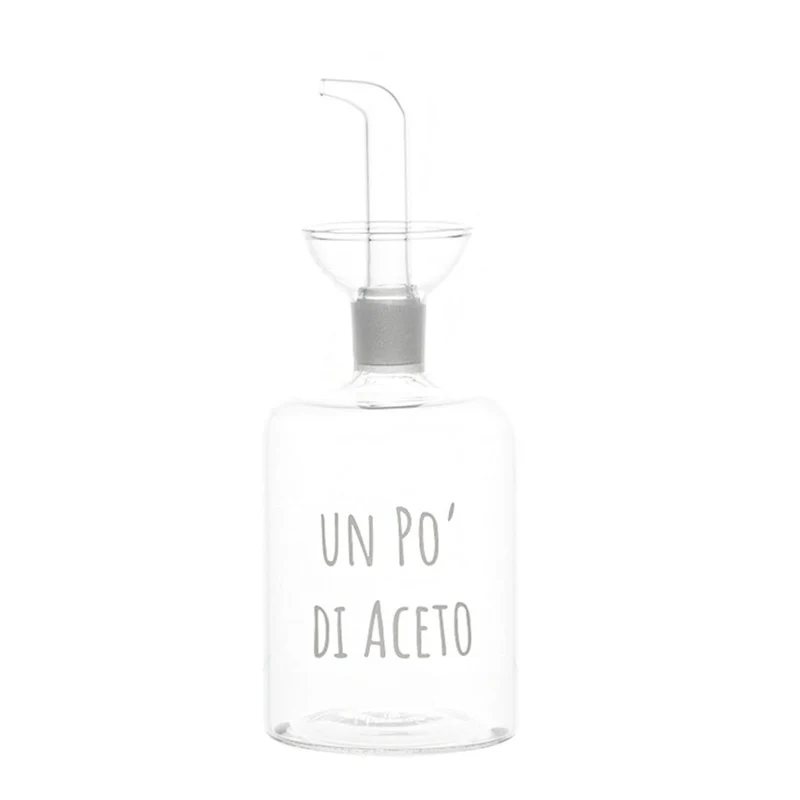 Simple Day – Bottiglia aceto 350 ml con scritta Un po’ di aceto