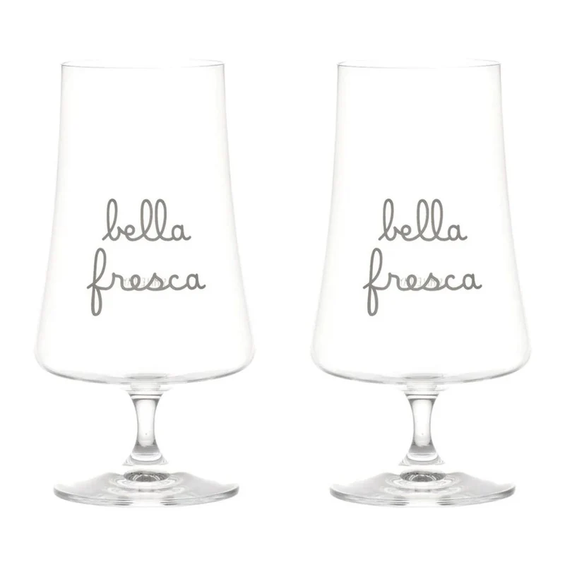 Simple Day – Set 2 bicchieri birra 55 cl con scritte
