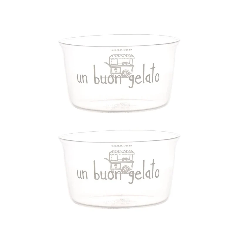 Simple Day – Set 2 coppette 20 cl con scritte