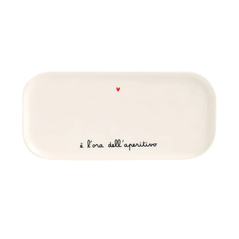 Simple Day – Vassoio rettangolare 31,8×15 cm con scritte