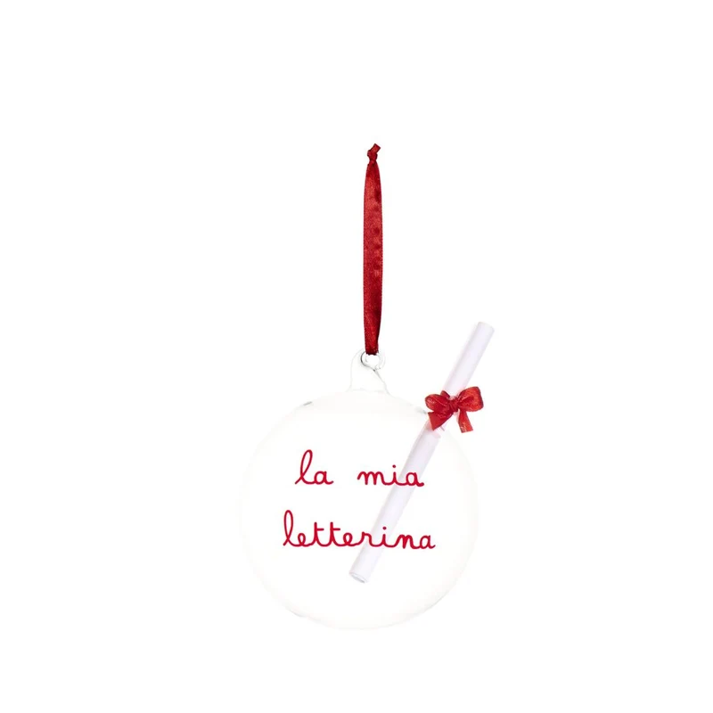 Simple Day – Pallina vetro 12 cm con scritte