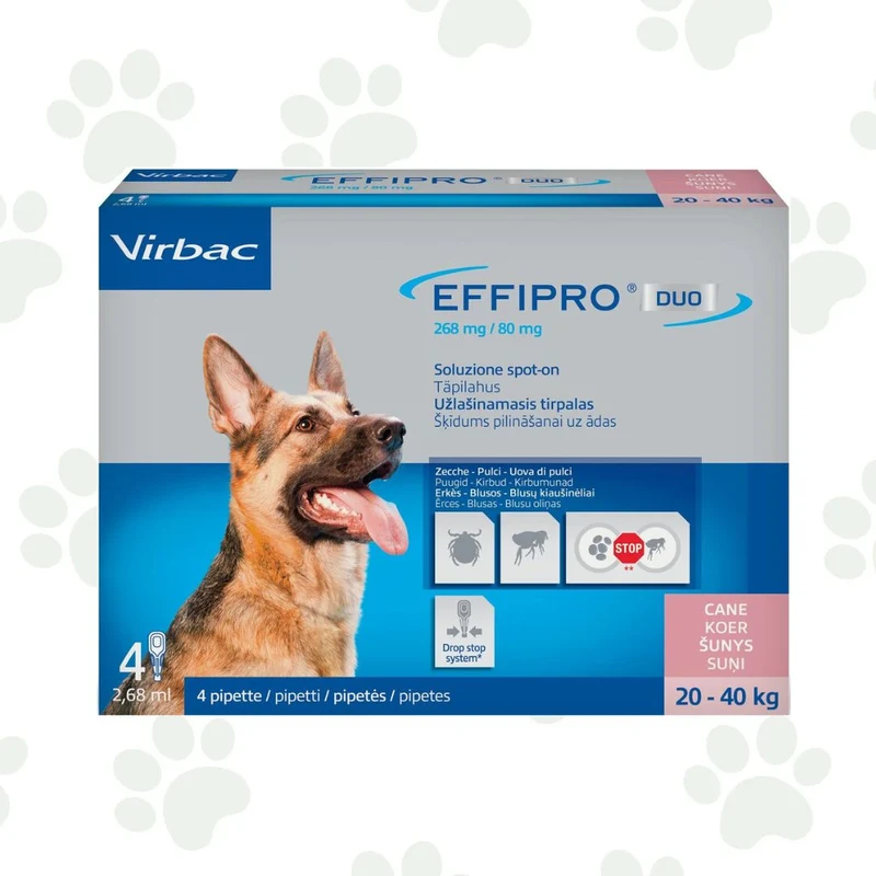 Virbac - Effipro Duo antiparassitario spot-on per cane