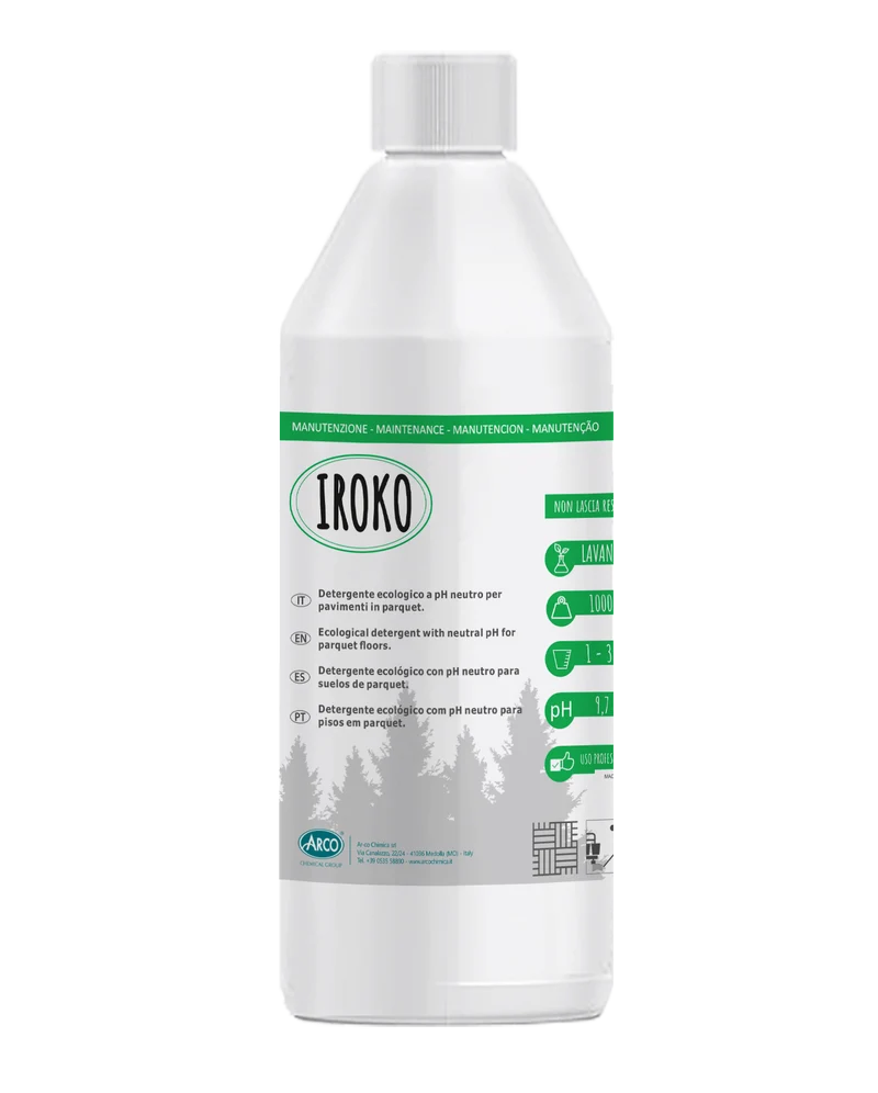 Detergente ecologico per parquet Arco Chimica Iroko 1 litro