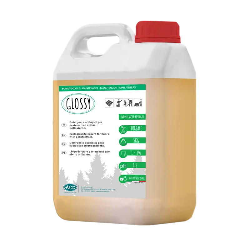 Detergente ecologico concentrato profumato per pavimenti Arco Chimica Glossy 1 litro DISPONIBILE IN 10 GIORNI LAVORATIVI