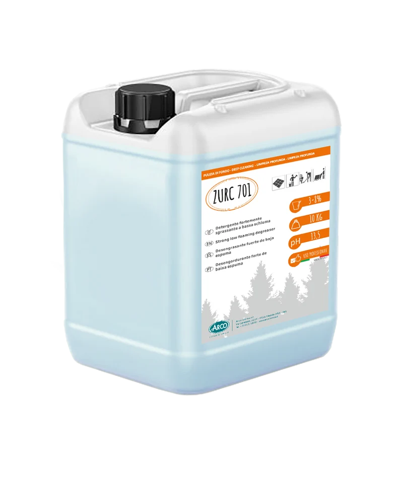 Detergente sgrassante a bassa schiuma Arco Chimica ZURC 701 10 kg DISPONIBILE IN 10 GIORNI LAVORATIVI