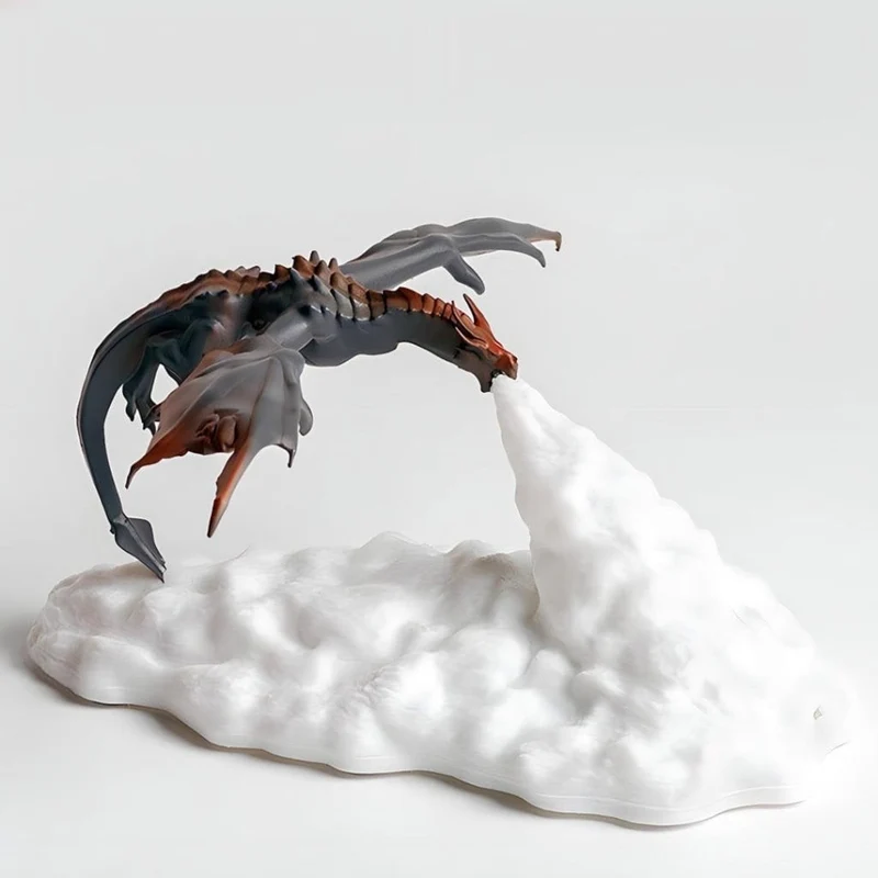 Halloween Night Light Fire-Breathing Dragon with a Soft Glow for the Bedroom Bedside Table