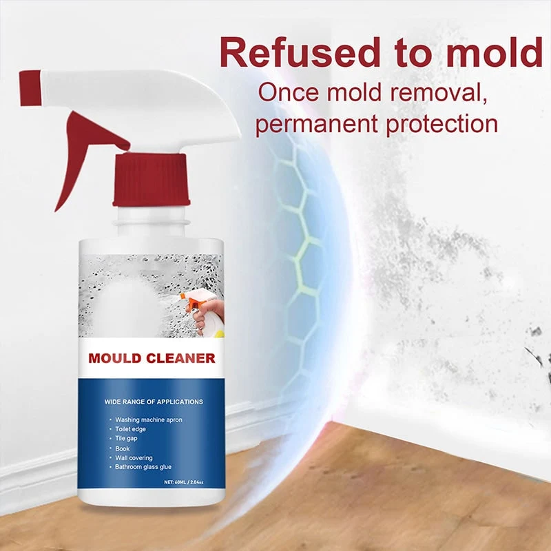 Mold and Mildew Remover for Walls, Home Cleaning Spray, 60 ml Treatment