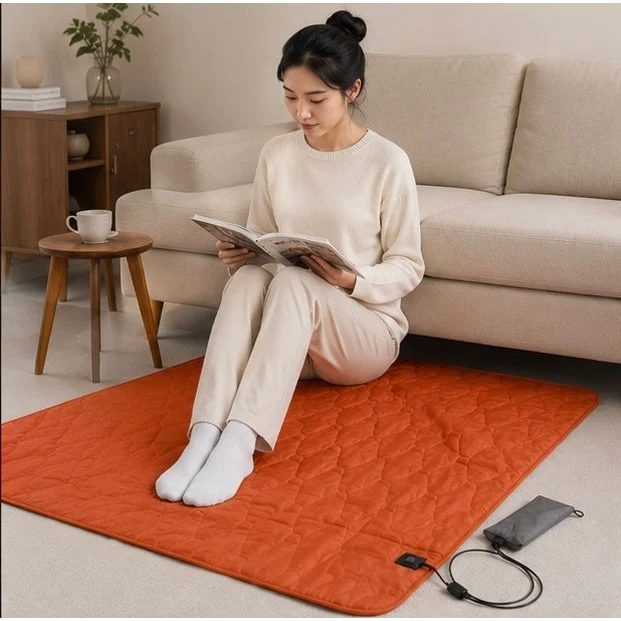 USB Heated Camping Mat with Temperature Control and Heating Zones