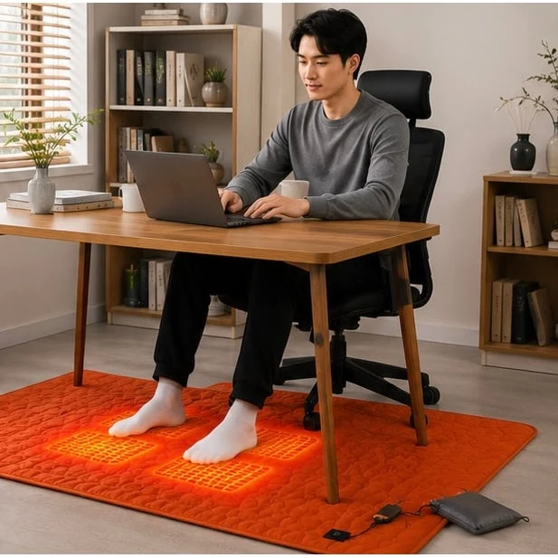 USB Heated Camping Mat with Temperature Control and Heating Zones