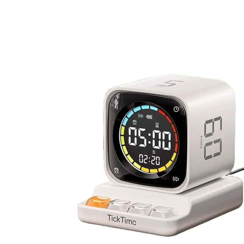 Digital Gravity Timer Cube with USB-C Charging Base